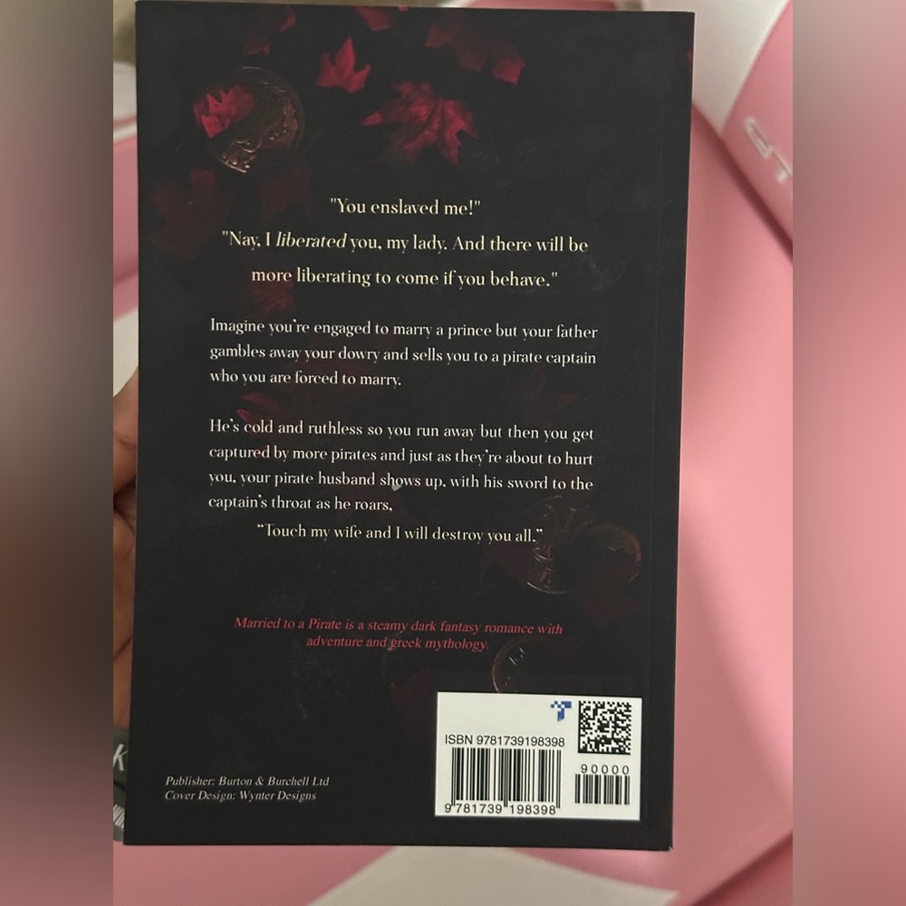 Married to a Pirate Book Dark Romance Romantasy Fantasy Athena Rose NEW Booktok - Picture 2 of 7